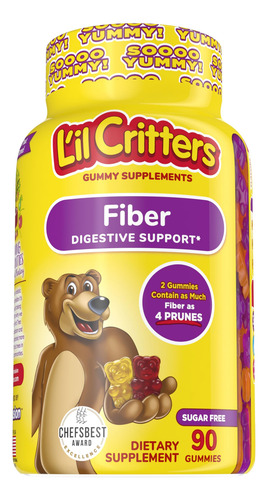 Suplemento Lil Critters Fiber Daily Gummy Kids 90 Gomas