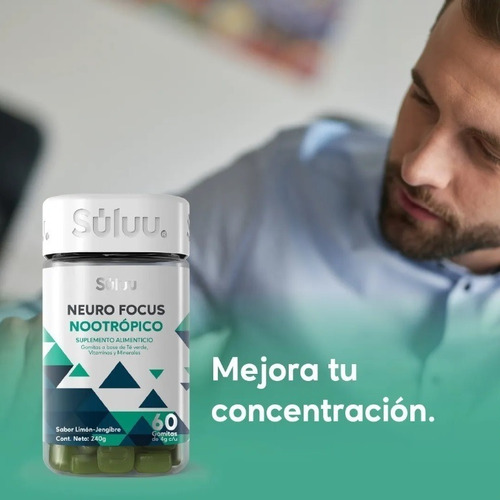 Gomitas Nootrópico Multivitamínico Concentración Y Memoria
