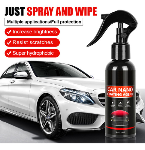 Spray Reparador De Cristales Nanochapados X Car, Cera Líquid