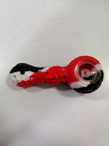 Imagen 8 de 8 de Pipa De Silicona Copa De Vidrio Liviana Lavable