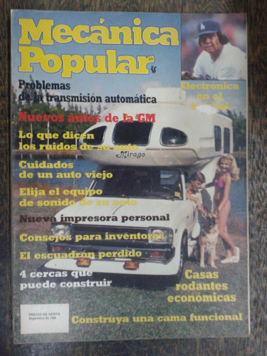 Mecanica Popular Nº 8 * Agosto 1984 *