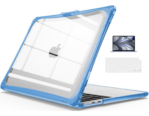Funda Para Laptop Resistente Para Macbook Air M2 Azul
