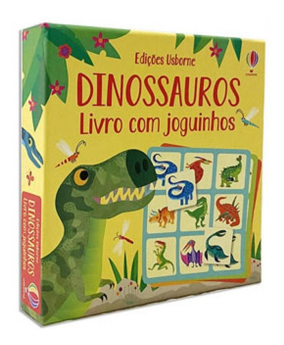 Dinossauros: Livro Com Joguinhos, De Smith, Sam. Editora Usborne, Capa Mole Em Português