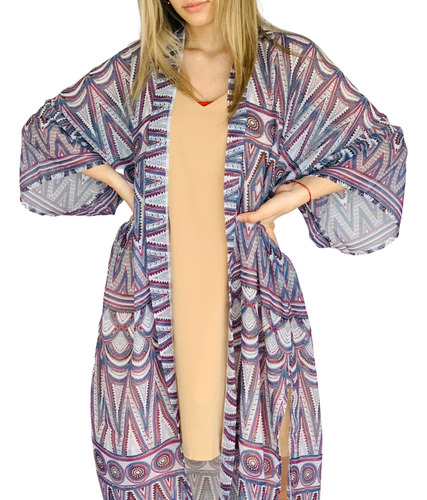 Kimono Con Manga Larga