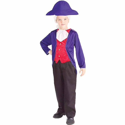 Disfraz Para Niño George Washington Talla Large Halloween