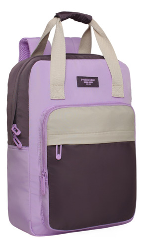Mochila Urbana Mujer Element Color Block Lila Head