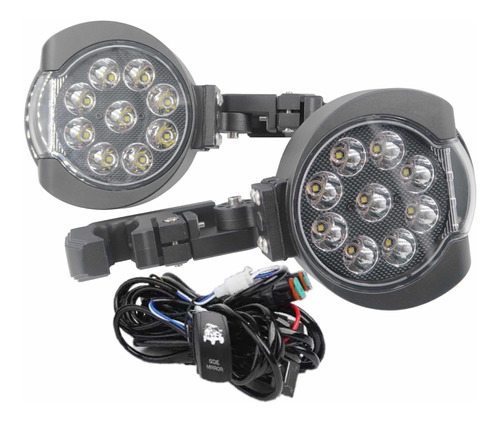 Espejos Retrovisores Led Para Polaris Rzr Maverick Can Am