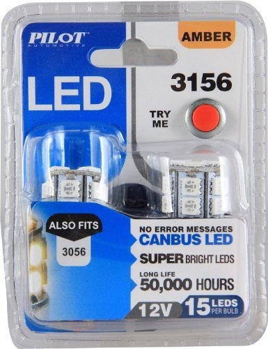 Piloto Automotive (il-3156a-15-am) Ámbar 15-smd Led Stop / T