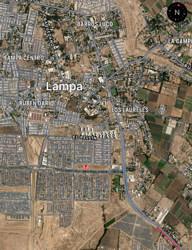 Terreno Habitacional O Comercial En Sector Larapinta, Lampa.