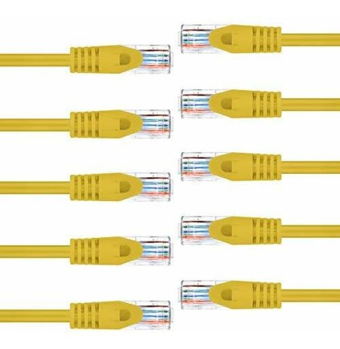 10 Pack Cat6 Parche Cable 1 Pie Cat 6 Ethernet Cable Si...