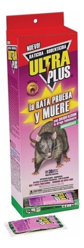 Veneno Para Ratas Y Ratones Raticida Ultra Plus Mf Shop 50 G