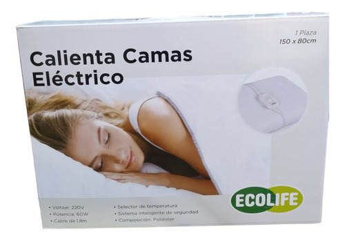 Calienta Cama Electrico 1 Plaza