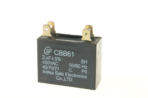 Condensador De Motor  Cbb61 2uf Techo 450 Vac 50 / 60hz