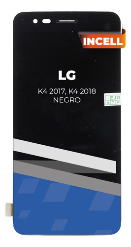 Lcd Para LG K4 2017 X230 , K4 2018 Con Marco Negro