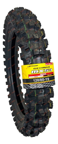 Caucho 120/80-19 Dunlop Mx53 Motocross Yz Crf Rmz Ktm