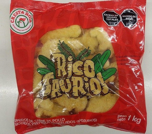 Ricosaurios De Pollo Congelados - 5kg