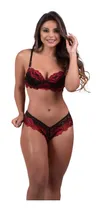 Comprar Conjunto Corpete Cropped Sutiã Bojo Strappy Lingerie Renda 