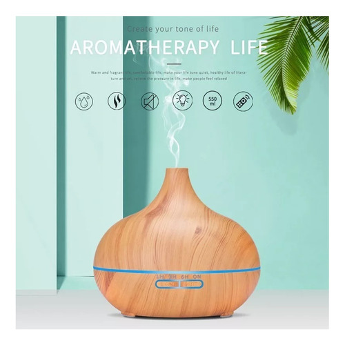 Humidificador 500ml Aromaterapia Aire Difusor In Purificador
