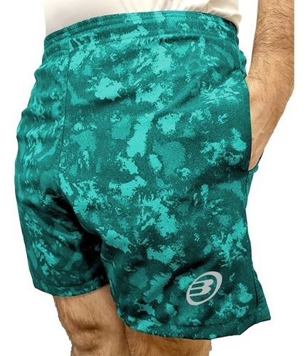 Imagen 1 de 9 de Short Bullpadel Elastizado Hombre Tenis Bolsillos Deportivo