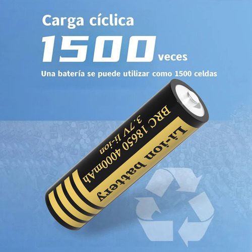 Cargador Y Pilas Recargable 3.7v 18650 4 Batería Recargable,USB cargador de baterías de litio con 4pcs 18650 baterías