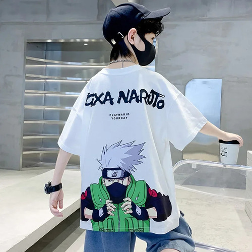 Camiseta Casual Con Estampado De Dibujos Animados De Verano