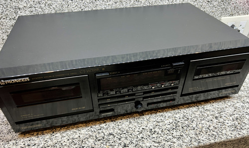 Deck Pioneer Ct-w355r Doble Casetera Con Service Full (Usado)