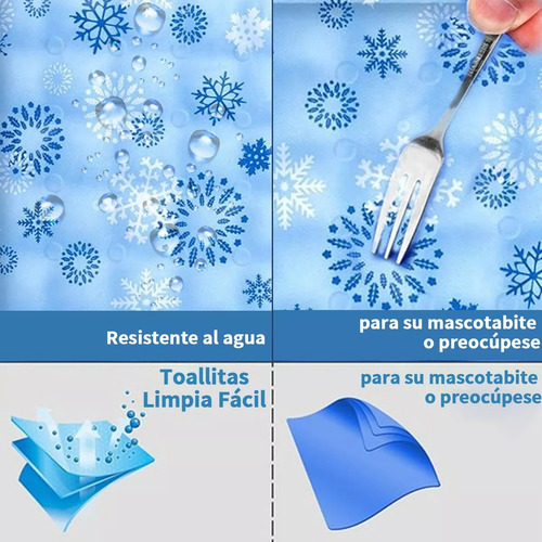 Tapete Perro Refrescante G 90x60 Mascota Calor Playa Fresco Azul