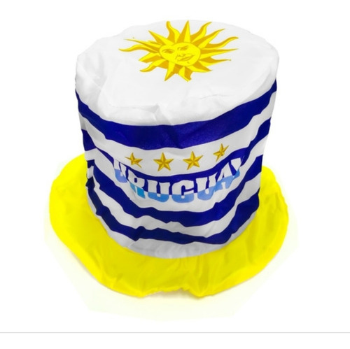 Gorro Sombrero Grande Uruguay Mundial Futbol Cotillon