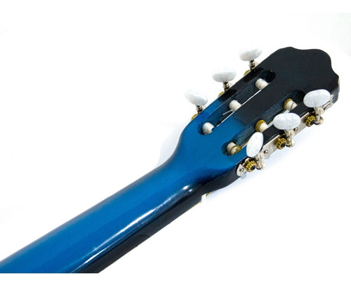 Guitarra Acústica Clásica Cuerdas De Nylon Cl1-azul Color Azul Orientación De La Mano Derecha