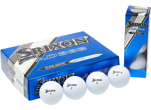 Ad333 Pelota Golf Bola 12 Pack