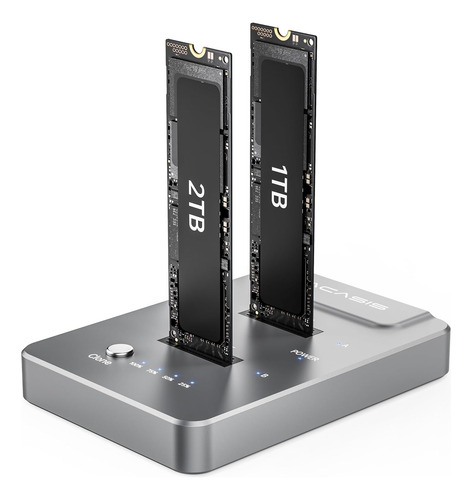 Duplicador Doble Bahia Clon Sin Conexion Usb A Nvme, M2 Ssd