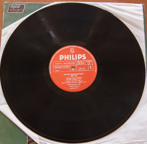 Lp Vinil Daniel Chorzempa Bach - Toccata & Fugue In D Minor (Usado)