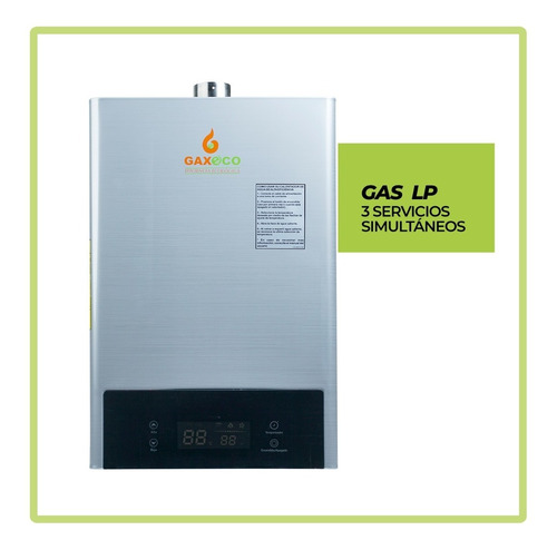 Calentador De Agua Modulante Gaxeco Eco16000tc Gas Lp
