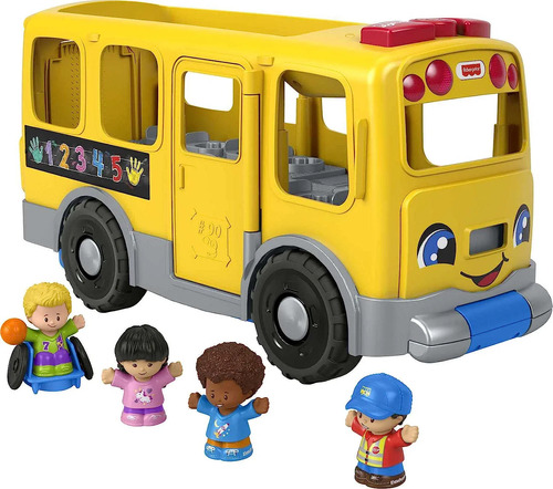 Sets De Muñecos Juguete De Empuje De Autobús Escolar