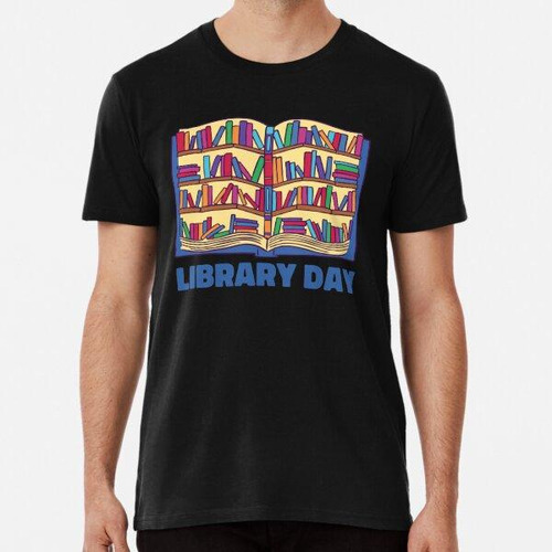 Remera Estantería De Libros De Libros De Día De La Bibliotec