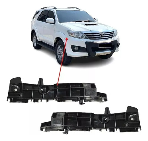 Kit Parachoque Dianteiro Hilux Sw4 2012 2013 14 15 Com Guia