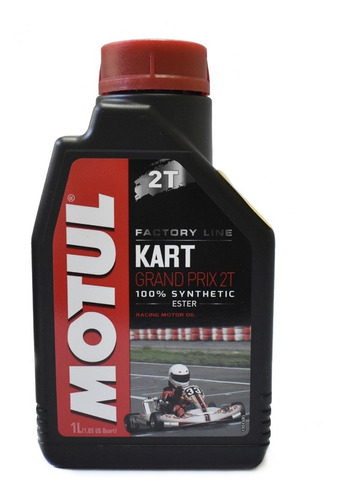 Aceite Motul Kart Grand Prix 100% Sintético Para Moto 2t 1l