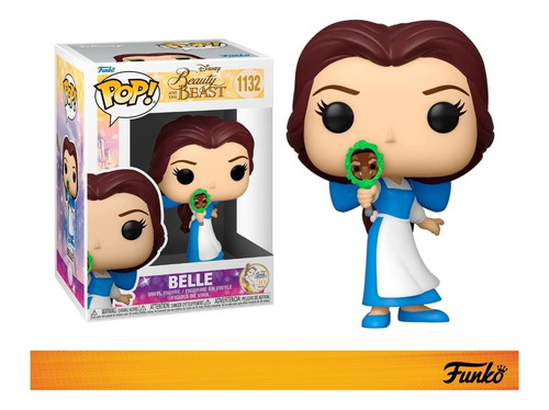 Funko Pop! Disney Bestia Y Bella Bella Con Espejo Vestido