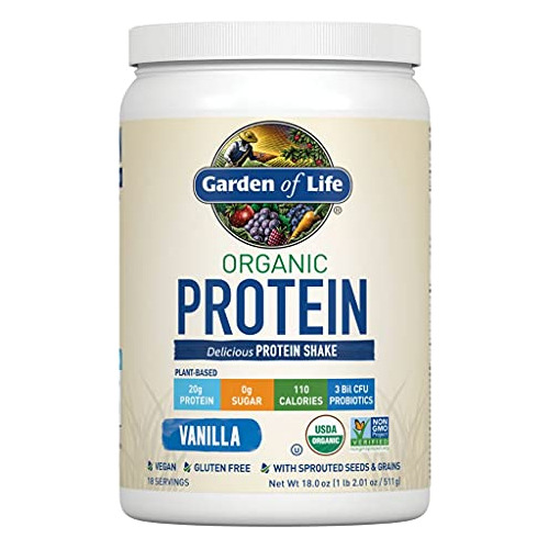 Batido De Protenas Orgnicas Garden Of Life, Sabor Vainilla