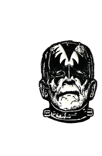 Frankenstein Kiss Gene Simmons Pin Prendedor Rock Engendro