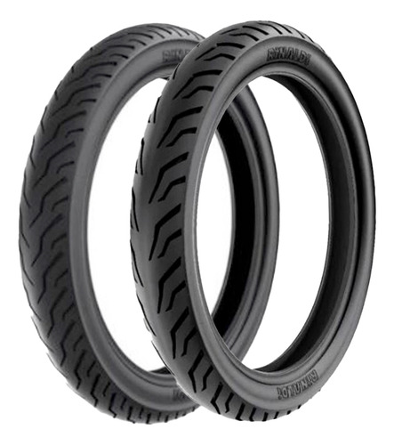 Jogo Pneus Moto Rinaldi Ss 48 2.75-18 42p + 90/90-18 51p Tl