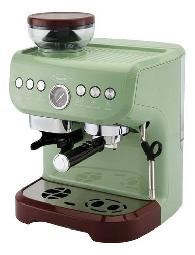 Máquina De Café Haceb Con Molino Integrado Verde