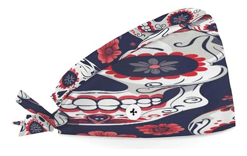 Gorra De Trabajo Con Botón, Banda De Sudor Con Diseño