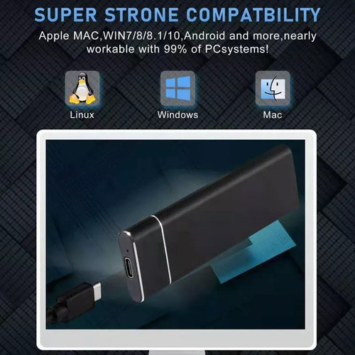 Disco Duro Portátil De Estado Sólido Mobile Ssd,