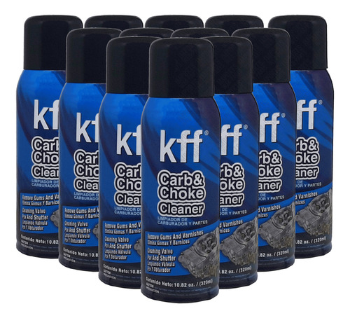 Limpiador De Carburador Y Partes Kff Carbocleaner Caja 12c/u