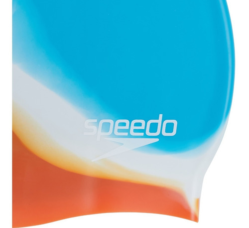 Imagen 3 de 3 de Gorra Natacion Speedo Silicona Union Termosellada Multicolor