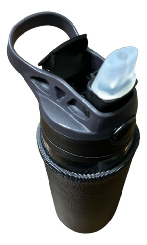 Botella De Agua Deportiva 500ml De Vidrio Con Funda Frostt
