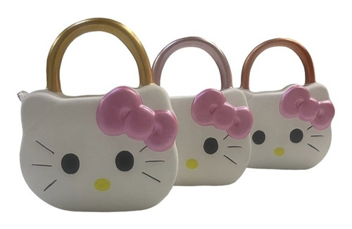 Alcancías Bolsa Hello Kitty De Cerámica Juego 3 Piezas 