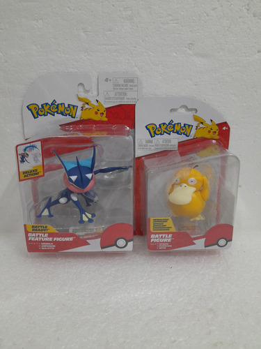 Pokemon Battle Figure Pack Psyduck Y Greninja Nuevos No Tcg (Usado)