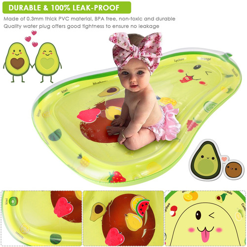 Tummy Time Baby Water Mat Centro De Atividade Infantil Abaca
